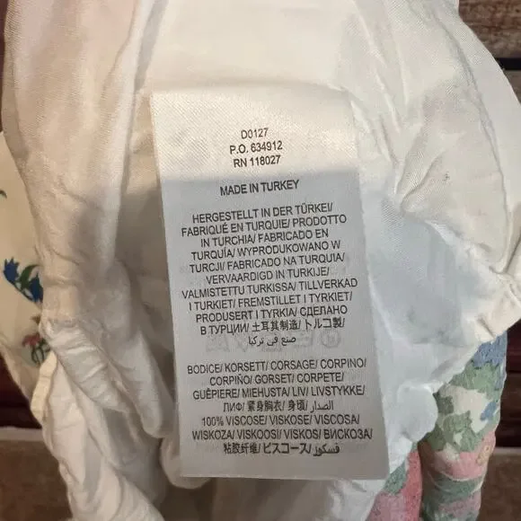 Boden Tessa Maxi Dress Size 20/22 Floral Spring Wrap Cottagecore Church Viscose - Picture 9 of 10